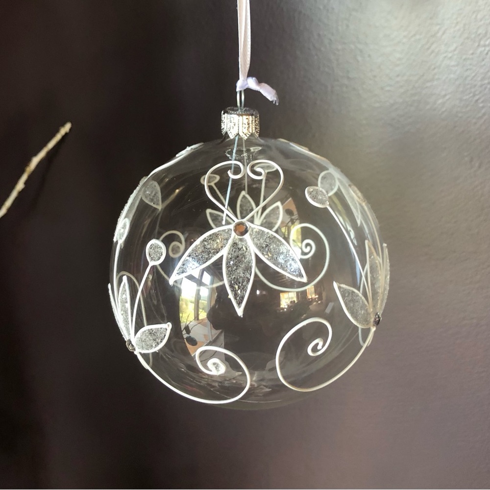 SALE!!! NIB Set of 4 Gorgeous Fairy fire-fly Glass Ornaments
